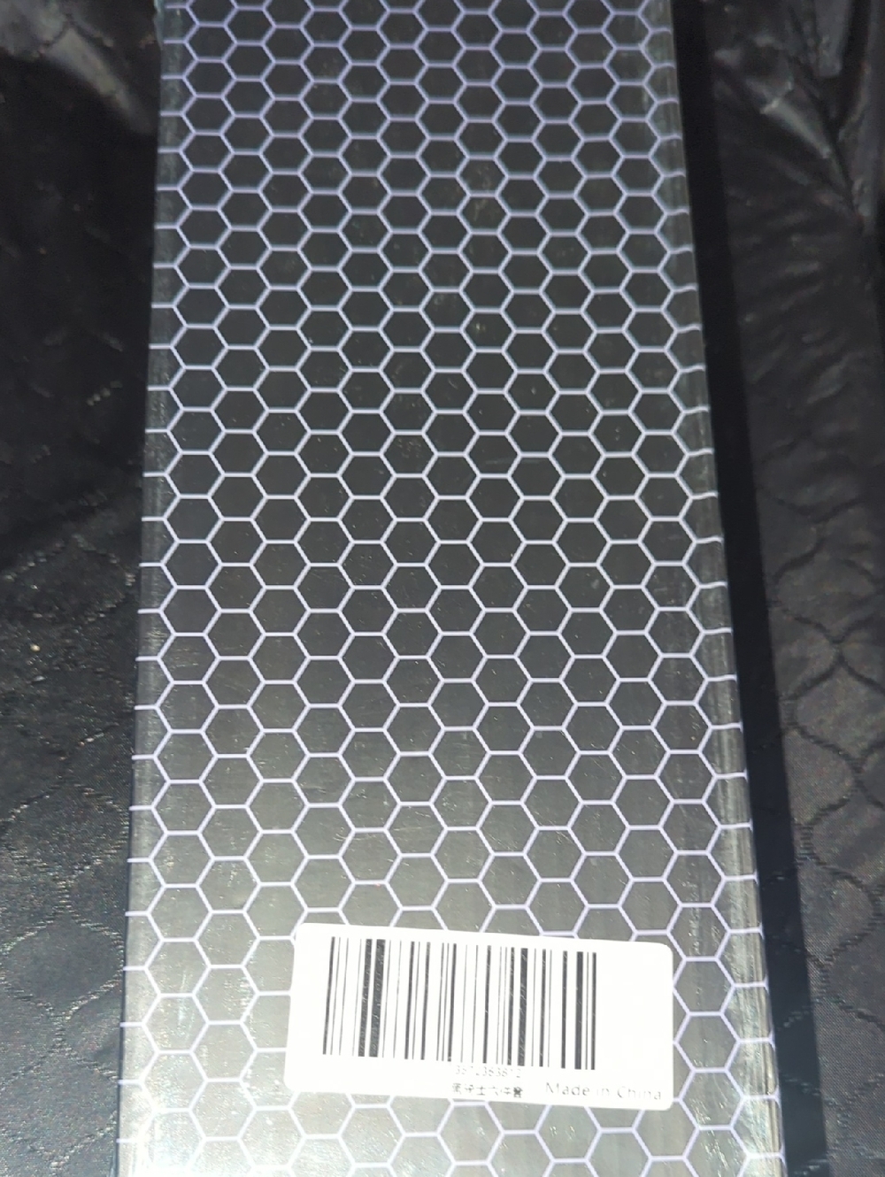 Silver Hexagon Pattern Decorative Box